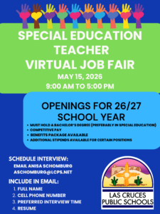 LCPS Spec Ed Teachers Virtual Career Fair